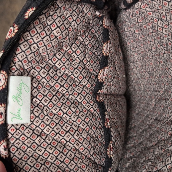 Vintage Vera Bradley Small Black and White Backpack - Picture 3 of 5